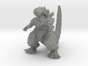 Godzilla Cookie Monster Kaiju Miniature for games  in Gray PA12