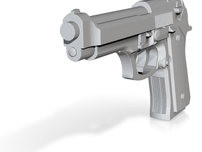 1:3 Miniature Beretta M9 Semi-Automatic Pistol in Tan Fine Detail Plastic