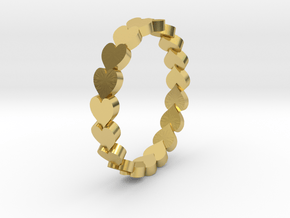 RING in Polished Brass