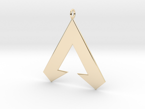 Apex Legends Pendant in 14k Gold Plated Brass