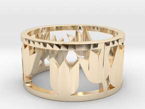 4SEASONS SPRING  in 14k Gold Plated Brass: 5.5 / 50.25