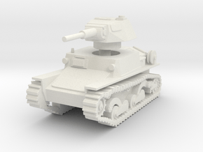 L6 40 Light tank 1/72 in White Natural Versatile Plastic