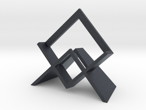 Infinity Knot - Single Face Stand in Black PA12