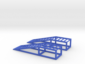 Model Car Ramps - 1/24 - Model Car Diorama in Blue Processed Versatile Plastic