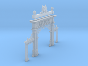 Denver Union Station Welcome/Mizpah Arch in Smooth Fine Detail Plastic