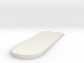 UH-1 Foot Rest 1/7 in White Natural Versatile Plastic