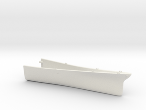 1/700 USS Kentucky BBAA-66 Full Hull - Bow in White Natural Versatile Plastic
