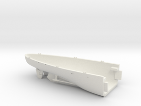 1/700 USS Kentucky BBAA-66 Full Hull - Stern in White Natural Versatile Plastic