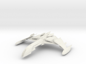 Romulan Gerdor Class A WarBird in White Natural Versatile Plastic