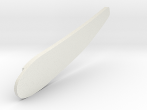 Tamiya Blazing Blazer Small Left Side Rear Wing in White Natural Versatile Plastic