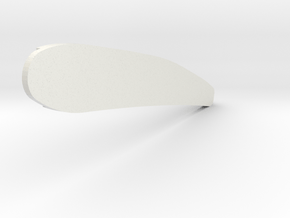 Tamiya Blazing Blazer Small Right Side Rear Wing in White Natural Versatile Plastic
