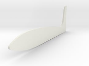 Tamiya Blazing Blazer Large Right Side Wing f/Roof in White Natural Versatile Plastic