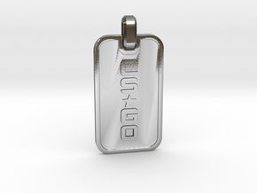 CS:GO - Dogtag Ringed in Polished Silver