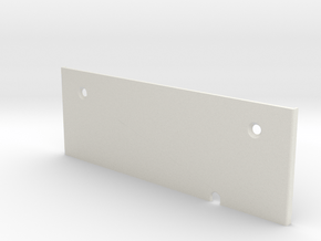 T6 End Plates for Throttle  base  in White Natural Versatile Plastic