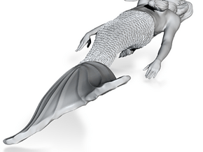 swimming mermaid in Tan Fine Detail Plastic