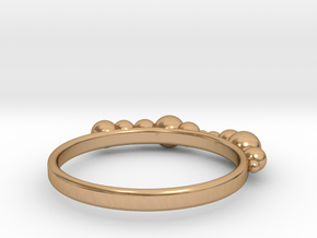 Balled Ring in Polished Bronze