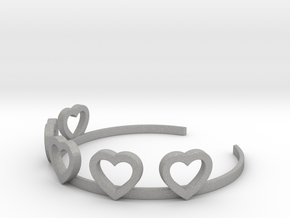Heart Bracelet in Aluminum