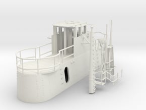 1/32 US Gato Conning Tower SET in White Natural Versatile Plastic