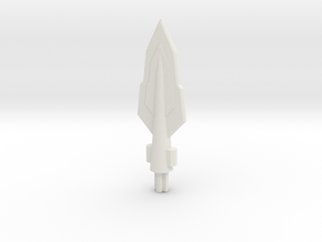Spearhead 1 in White Natural Versatile Plastic
