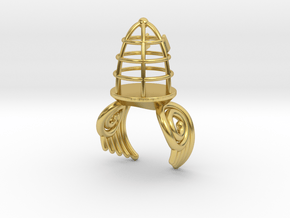 cage in Polished Brass: 8 / 56.75