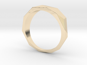 Low Poly Ring in 14K Yellow Gold: 8 / 56.75