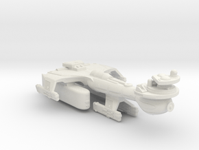 3788 Scale Klingon B10TK Emergency Battleship WEM in White Natural Versatile Plastic