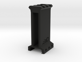Type I Picatinny Riser (2.5" Rise) (3-Slots) in Black Premium Versatile Plastic