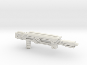 Earth Wars Laser Rifle (5mm) in White Natural Versatile Plastic