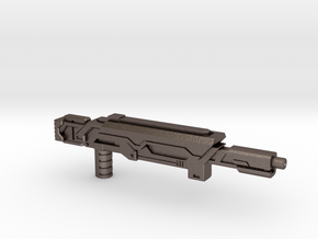 Earth Wars Laser Rifle (5mm) in Polished Bronzed-Silver Steel