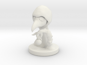 Plague Doctor Rust in White Natural Versatile Plastic