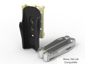 Tek-Lok Compatible Leatherman Tool Holster in Black Natural Versatile Plastic: Small