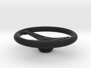 1/4 Scale Steering Wheel in Black Premium Versatile Plastic