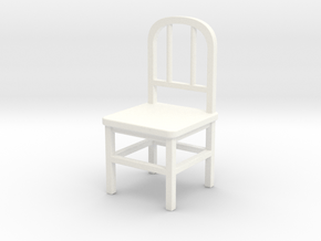 Chair in White Processed Versatile Plastic