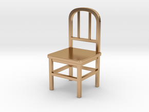 Chair in Polished Bronze