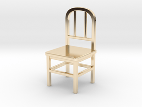 Chair in 14k Gold Plated Brass