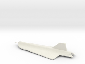 1/100 Scale D-21 Drone in White Natural Versatile Plastic