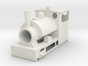 Albert the Mid Sodor Railway Engine (OO9) in White Natural Versatile Plastic
