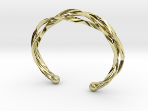Vision Bracelet  in 18k Gold Plated Brass