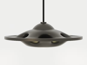 UFO Pendant Light Type A in Black Natural Versatile Plastic: Extra Small