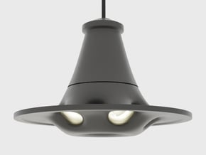 UFO Pendant Light Type B in Black Natural Versatile Plastic: Extra Small