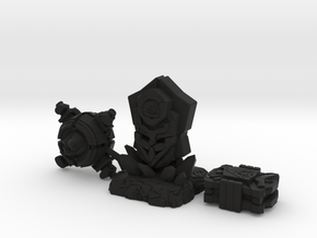 Forged To Fight Artifact 3-Pack in Black Premium Versatile Plastic: Small