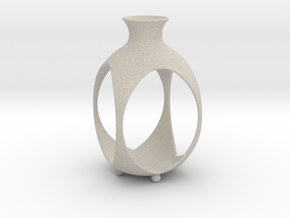 Vase shaped tea lantern in Natural Sandstone