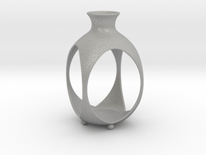 Vase shaped tea lantern in Aluminum