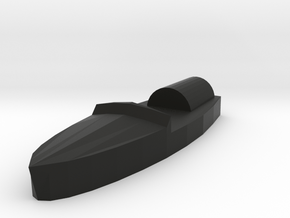 Regia Marina lifeboat in Black Natural Versatile Plastic: 1:300