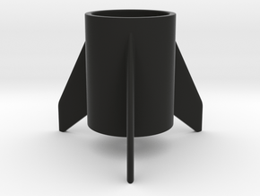 CRS-1, a candle holder in Black Premium Versatile Plastic