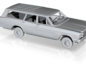 1/25 1966 Ford Galaxie 500 Station Wagon Kit in Tan Fine Detail Plastic