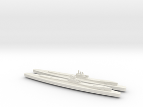 HMS Clyde X2 (Thames/River Class) 1/1800 in White Natural Versatile Plastic