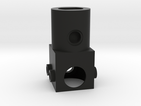 Vertical Motor Block in Black Natural Versatile Plastic