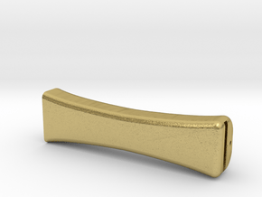 American Bow Handle in Natural Brass