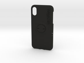 iPhone X Garmin Mount Case - Centre in Black Premium Versatile Plastic